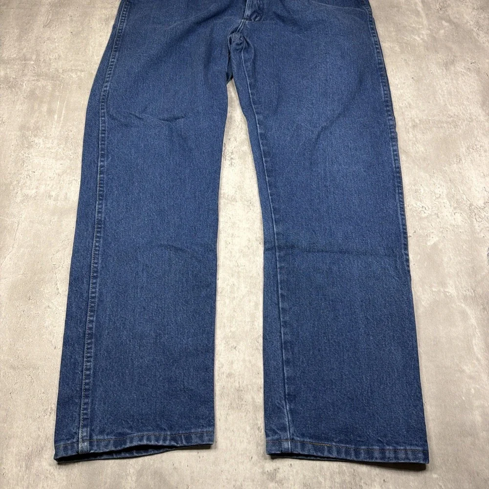 Wrangler 13MWZ Cowboy Cut Jeans Mens 38x30 Blue Denim Western Workwear VTG USA
